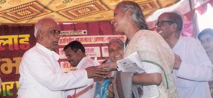 Medha Patkar Was Honored With The Krantiagrani Award