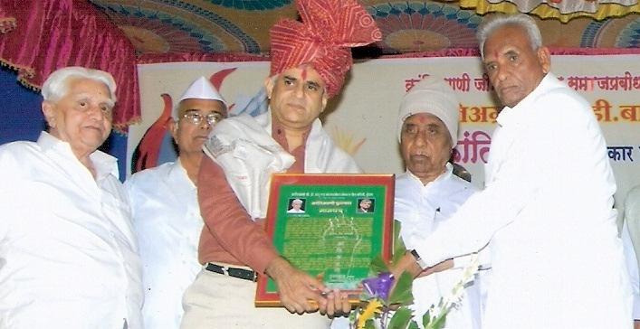 P. Sainath Was Honored With The Krantiagrani Award