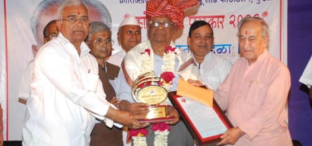 P. B. Vardhan Was Honored With The Krantiagrani Award